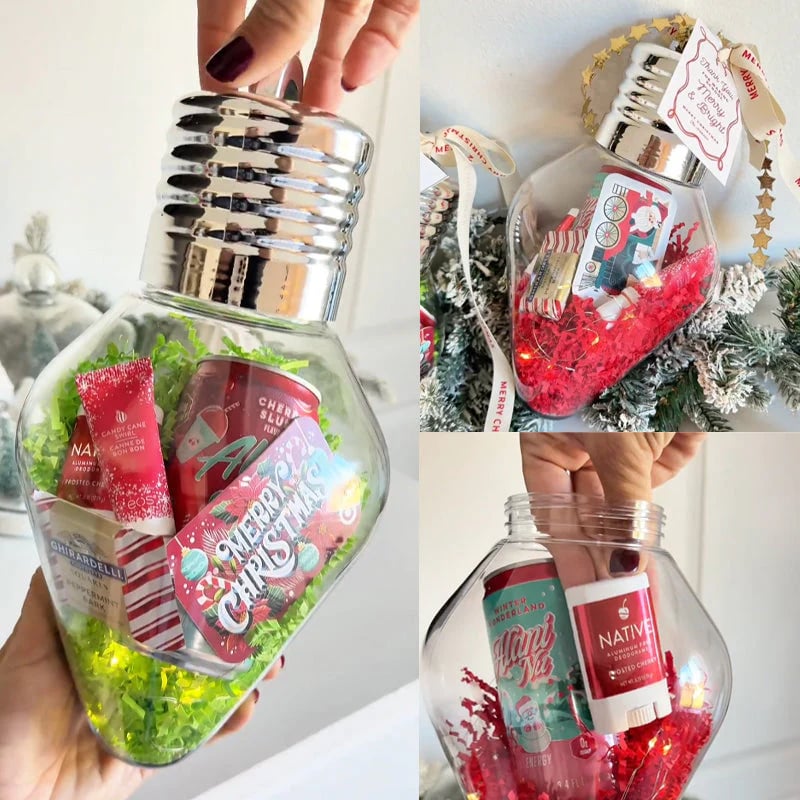 💡✨Christmas Hot Sale-Christmas Light Bulb Gift Jar
