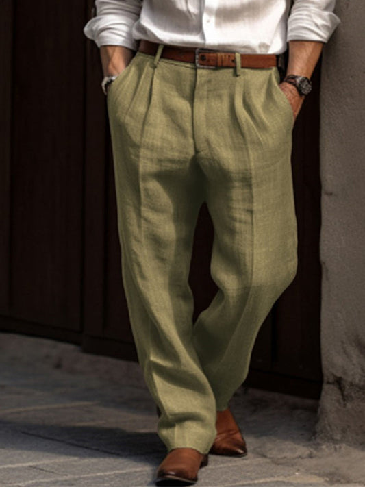 Men's Casual Loose Cotton And Linen Pants