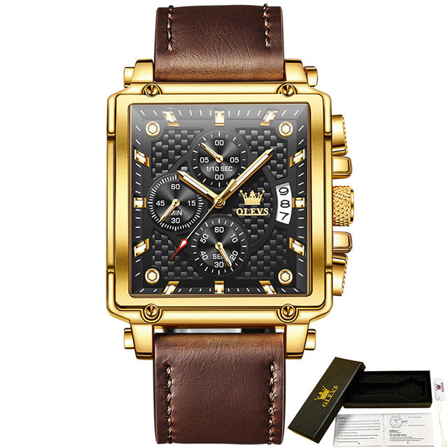 Luxury Diamond Crown Business Automatic Mechanical Watch