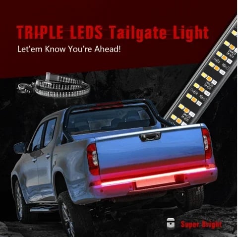 LED tailgate lights, turn signals and driving and reversing lights