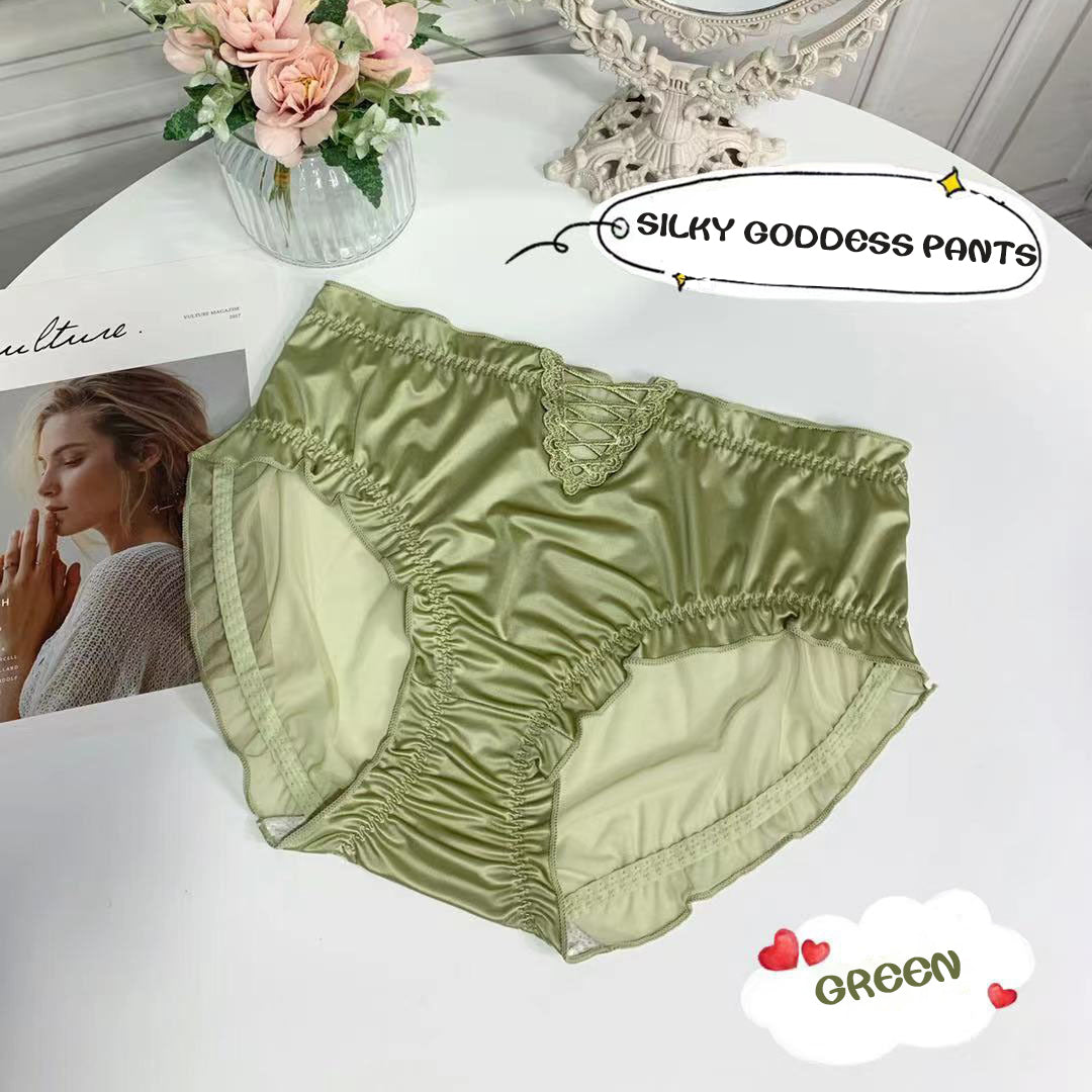 Lace Lingerie Ladies Satin Ice Seamless Panties💥Buy 1 Get 2 Free (3PCS)
