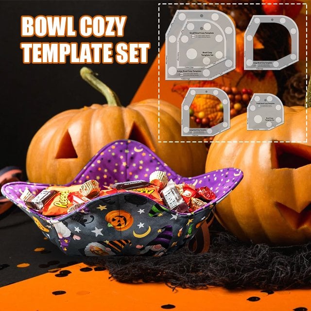 Bowl Cozy Template Cutting Ruler Set - 2PCS (With Instructions)