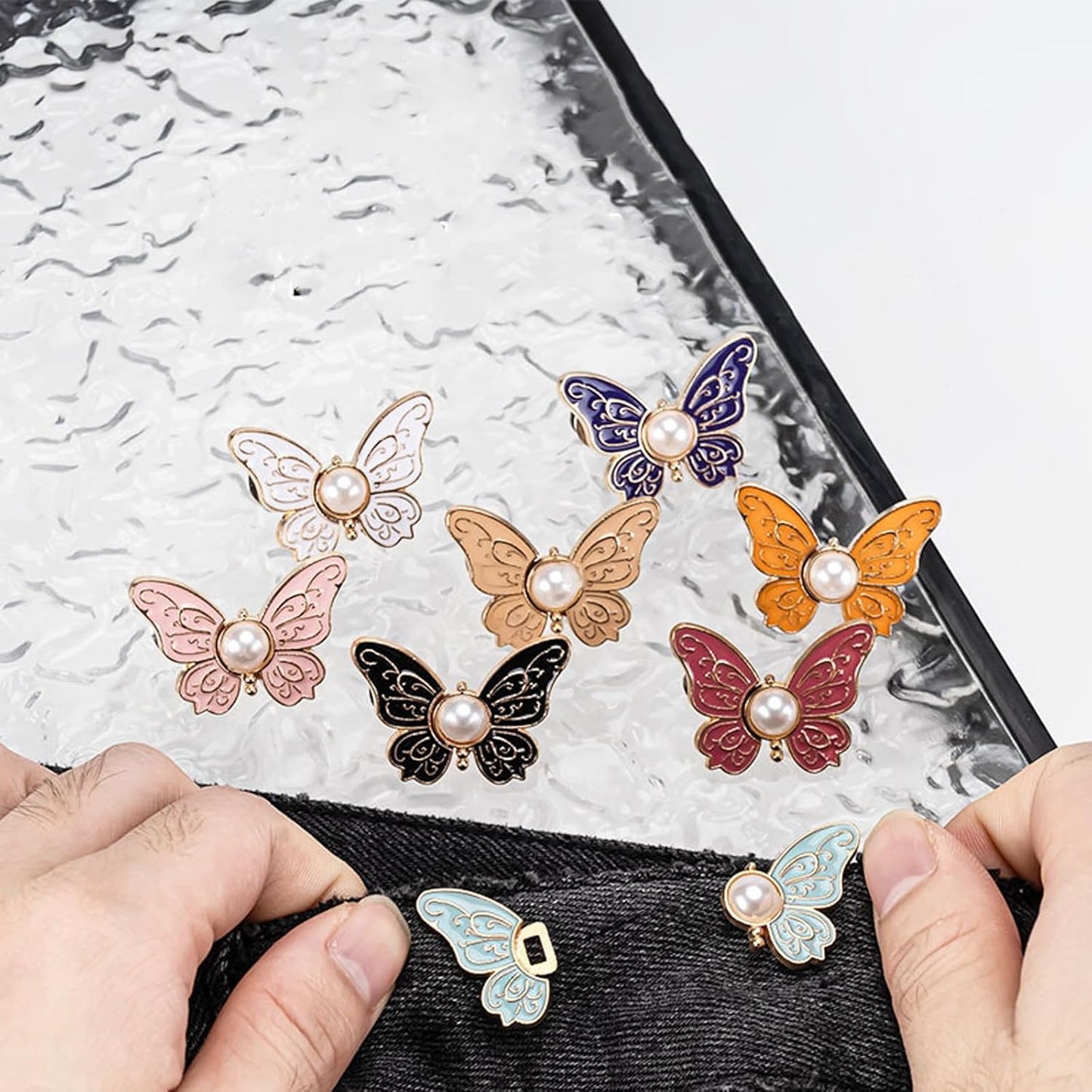 Multiple detachable butterfly clips🦋