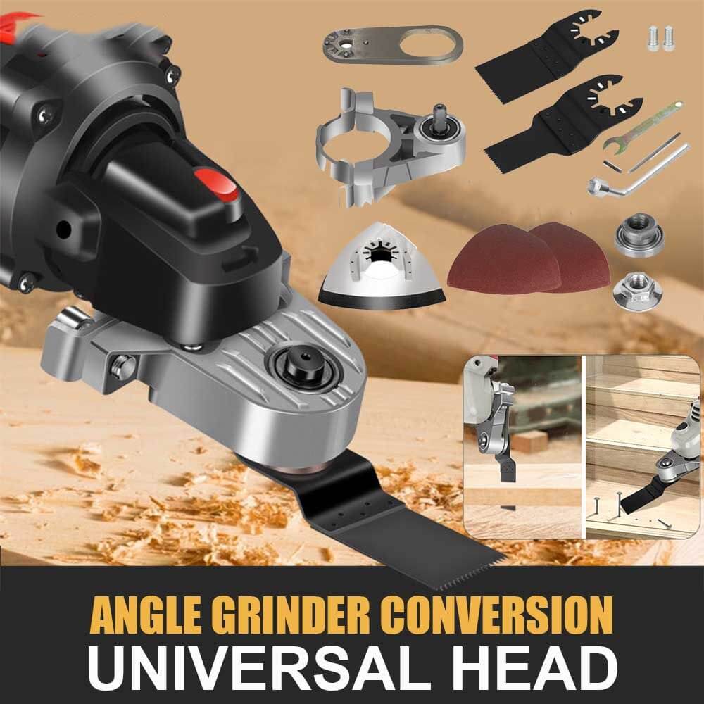 🔥🎁Angle Grinder Converter Set, Angle Grinder Converter Universal Head Adapter, Carbon Steel Angle Grinder to Multi-Tool Converter🔥🔥